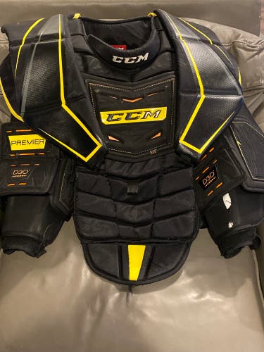 Used Large CCM  Premier Pro Goalie Chest Protector