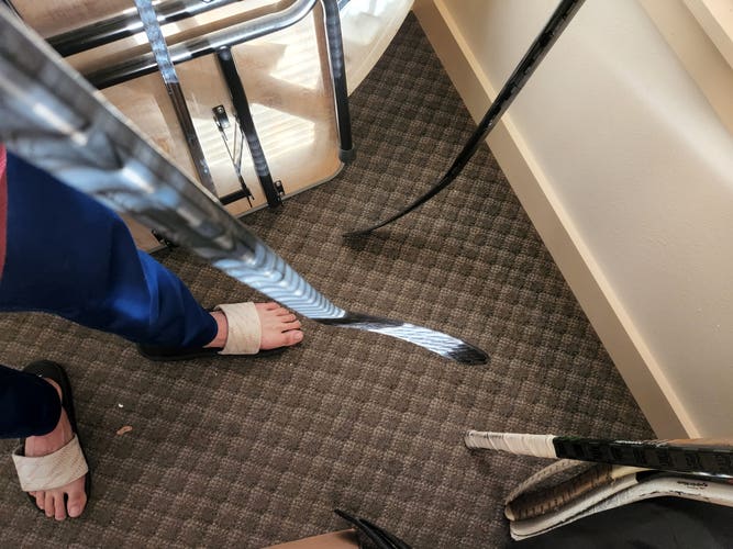 Used Senior CCM Left Hand RibCor Trigger 6 Pro Hockey Stick P88