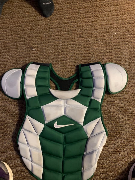 Nike green/grey nike catcher body protector