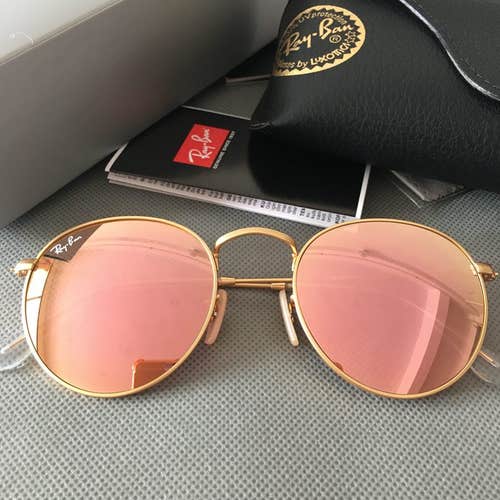 Ray-Ban  Pink Sunglasses Women's New Adult One Size Fits All