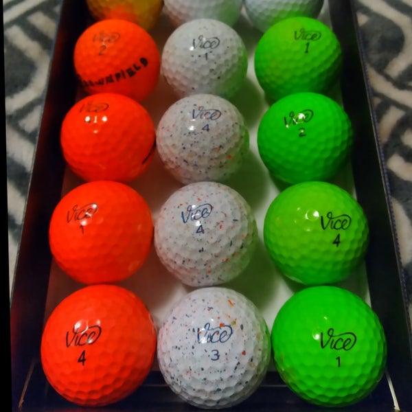 Used Vice Pro Plus, Drip, and Pro Soft Golf Balls 15 Pack | SidelineSwap