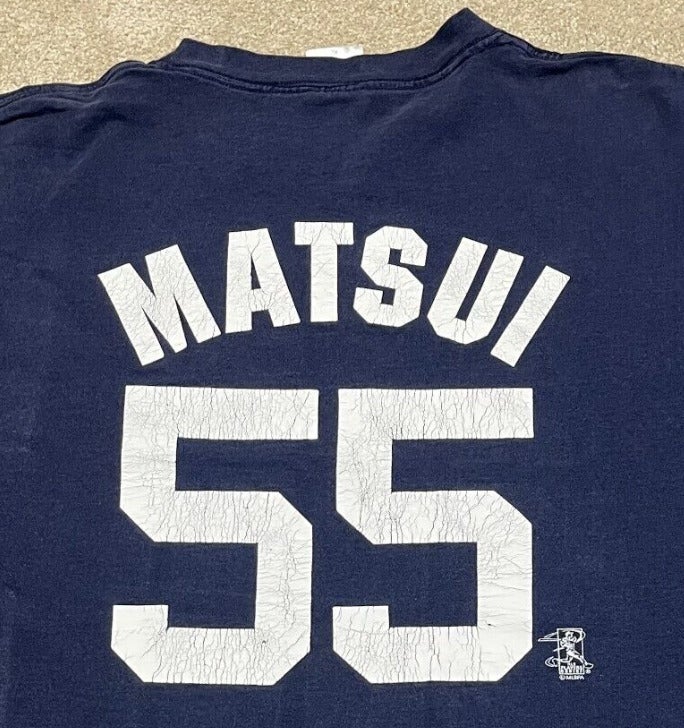 Hideki Matsui New York Yankees T Shirt Men XL Adult Blue MLB