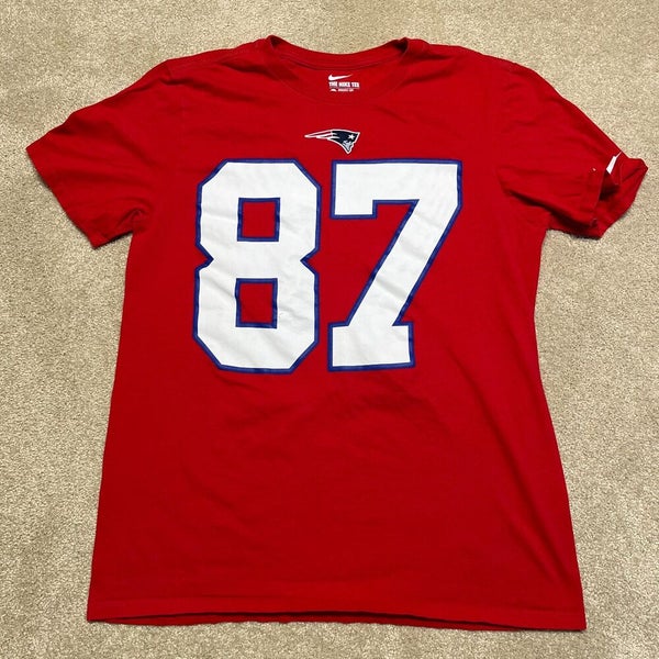 Rob Gronkowski New England Patriots Shirt Men Small Red NFL