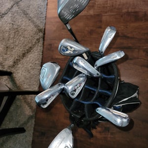 MENS Used Callaway Right Handed X Tour Iron Set Stiff Flex 7 Pieces Steel Shaft
