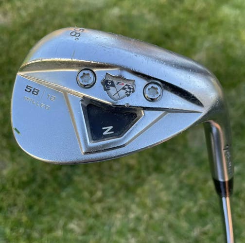 Taylormade TP XFT Z Wedge 58° 12 Lob - Milled Face Steel Shaft RH