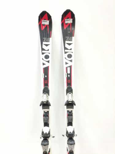 Used Volkl Rtm 7.4 156 Cm Mens Downhill Ski Combo