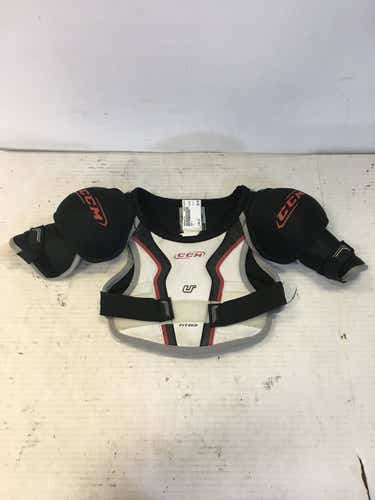 Used Ccm U Lg Ice Hockey Shoulder Pads
