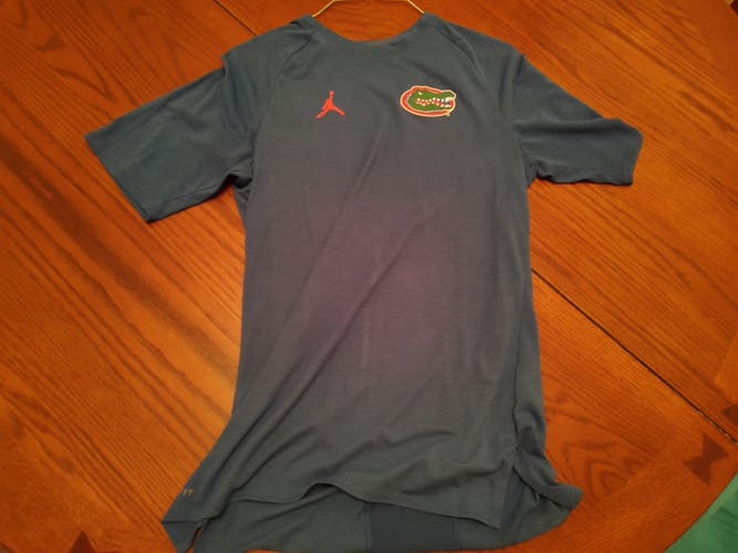 Blue Florida Gator basketball Used Small Nike Shirt