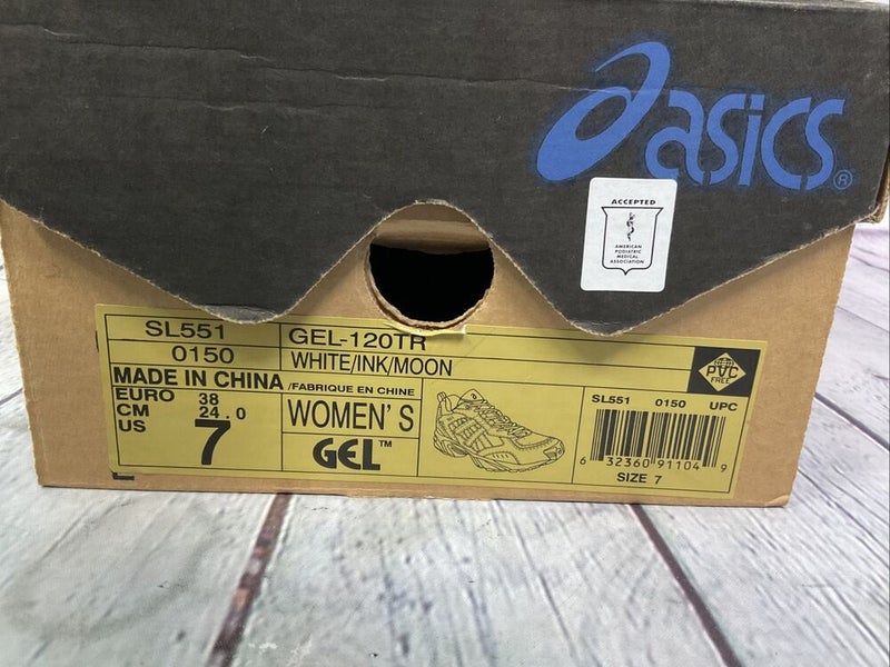 Asics Gel 120TR Womens Athletic Shoes Size 7 Blue New Box |