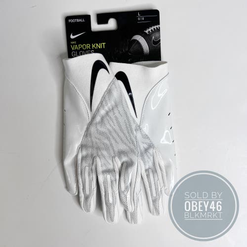 Nike Vapor Knit Elite Magnagrip Football Receiver Gloves  Large