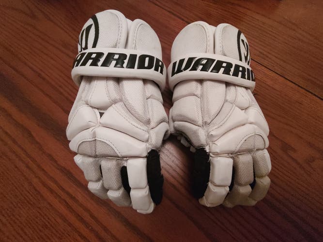 Used Player's Warrior Mac-D Lite 2 Lacrosse Gloves 13"