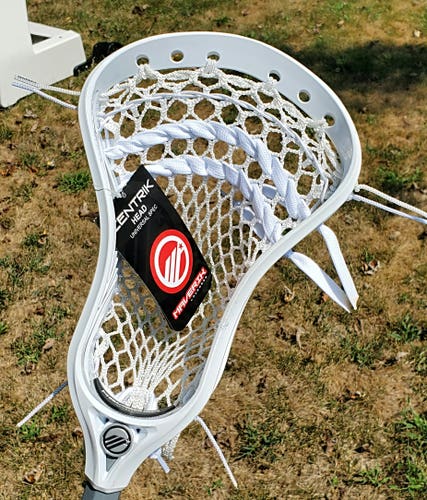 Maverik Men’s Centrik U Lacrosse Head Strung w/ Signature Semi-Soft Mesh-NO TRADES