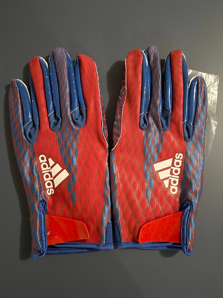 Adidas Pro Stock Football Gloves Royal/Red 4XL