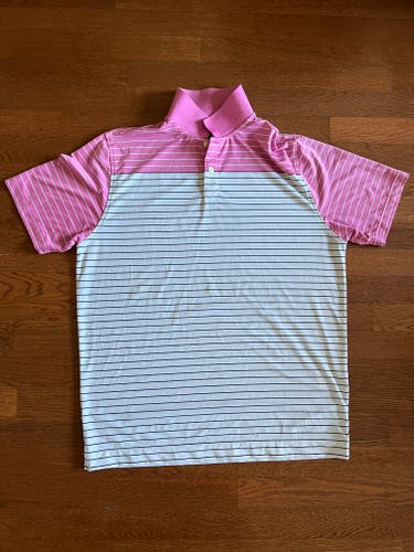 Pink Footjoy Shirt - Size Large - Like New!