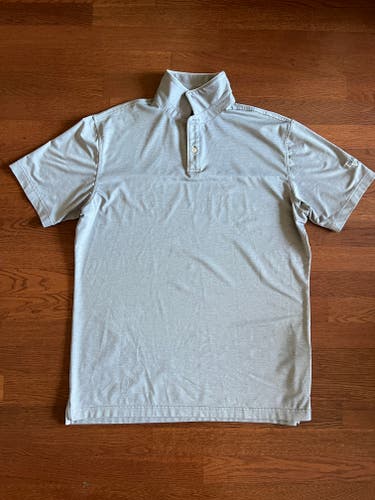 Gray Peter Millar Shirt - Size Large