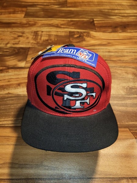 Reebok NFL San Francisco 49ers Football SF Emroidered Logo Adjustable Hat  Cap