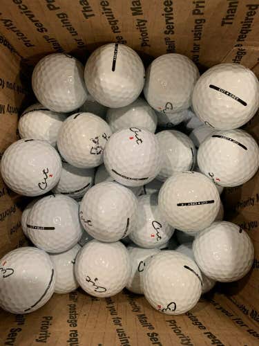 30 "Cut" Blue Red Grey Mix Used Golf Balls AAAAA Mint Condition