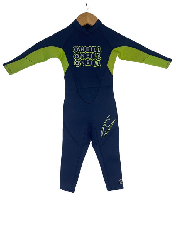 NEW O'Neill Childs Full Wetsuit Kids Toddler Size 2 Reactor 2mm