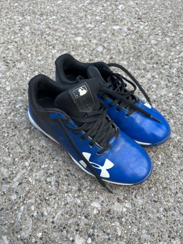 Blue Youth Size 2 Under Armour Baseball cleats youth size 2
