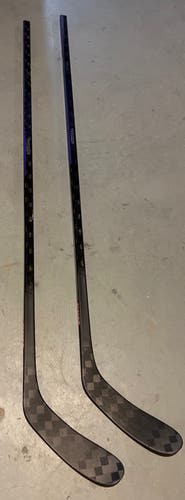 (2)Senior Left Hand P28 Pro Stock RibCor Trigger 7 Pro Hockey Stick