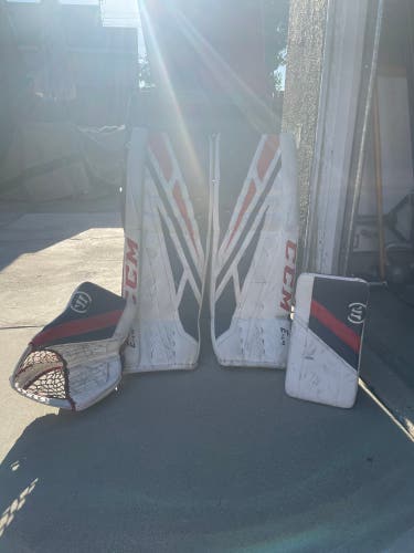 34" Full Right Pro Stock Extreme Flex 4 Goalie Full Set