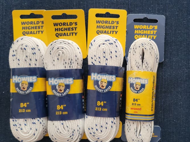 Junior Howies Hockey Skate Laces New 84 in (x5)