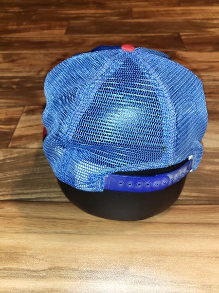 Vintage Texas Rangers MLB Baseball Plain Logo Mesh Trucker Sports Hat Snapback