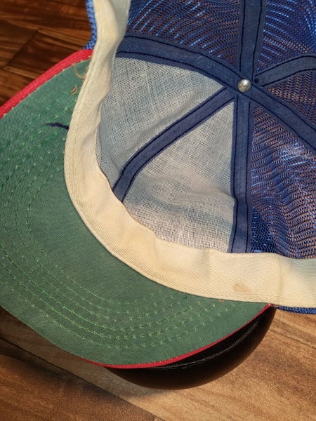 Vintage Texas Rangers MLB Baseball Plain Logo Mesh Trucker Sports Hat Snapback