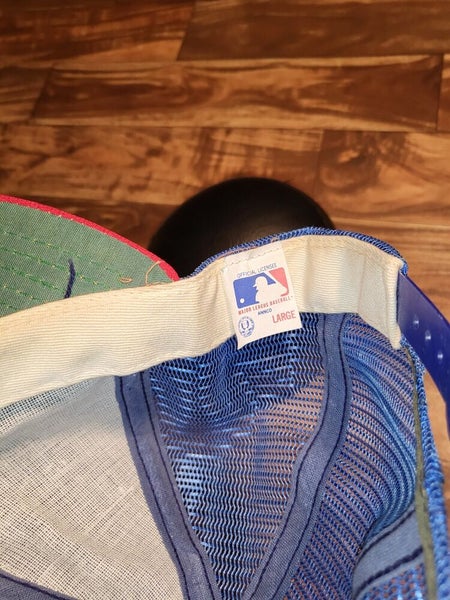 Vintage Texas Rangers MLB Baseball Plain Logo Mesh Trucker Sports Hat Snapback