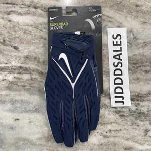 Nike Superbad 6.0 Football Gloves Dark Blue DM0053-439 Size XXL MSRP $68.50 NWT
