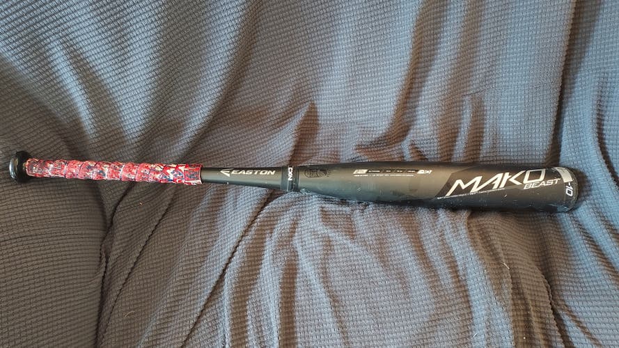 HARD TO FIND...Used USSSA Certified 2017 Easton Composite Mako Beast Bat (-10) 21 oz 31"