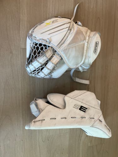 Used Full Right  Vapor 3X Glove & 3S Blocker