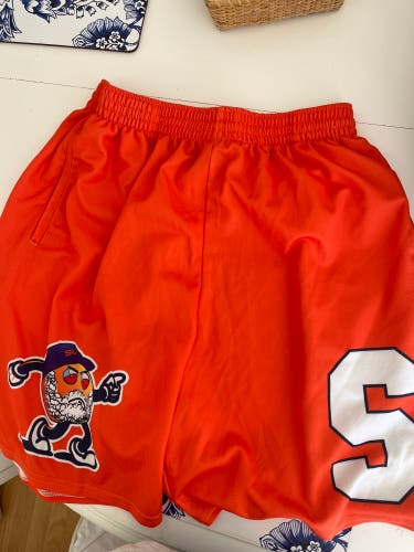Syracuse Lacrosse Burnt Orange Lake Placid shorts