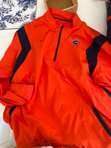 Nike Syracuse Lacrosse pull over jacket