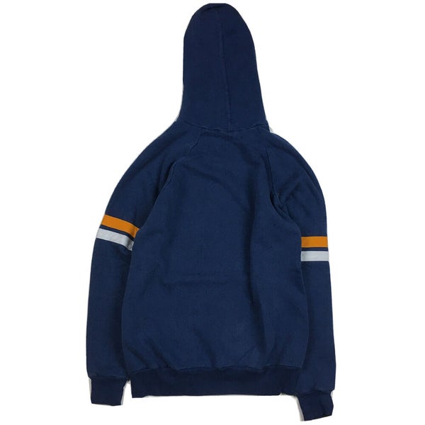 Vintage Men's Hoodie - Navy - L