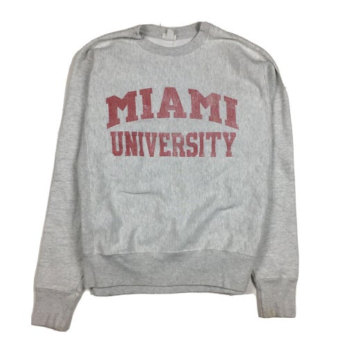 Vintage Miami University Ohio RedHawks Champion Reverse Weave Sweatshirt (M)