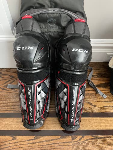 Used CCM JetSpeed FT1 Shin Pads