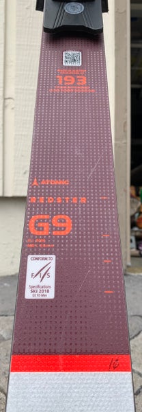 2023 Men's 193 Atomic Redster G9 FIS REVO GS Skis With Atomic ICON ...