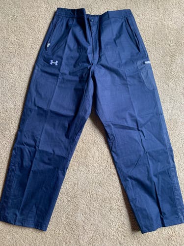 NEW Notre Dame Lacrosse Issued Gear - XL Under Armour Rain Pants