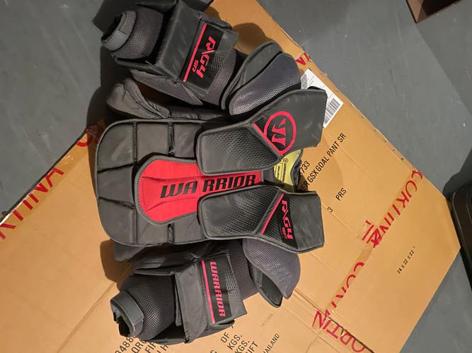 Used Small Warrior  Ritual G4 Goalie Chest Protector