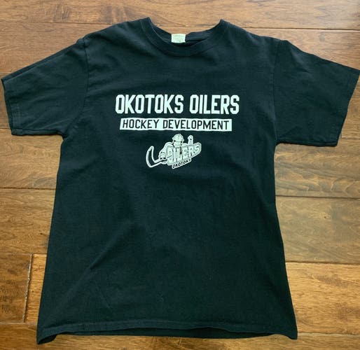 Okotoks Oilers AJHL - Black Used Medium  Shirt