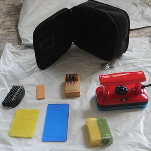 NEW Ski Snowboard Tuning Kit  tune waxing Iron Red , wax, edger , 10 pc Kit
