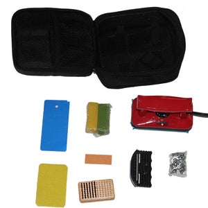 NEW Ski Snowboard Tuning Kit  tune waxing Iron Red , wax, edger ,stone, iron screws  2023
