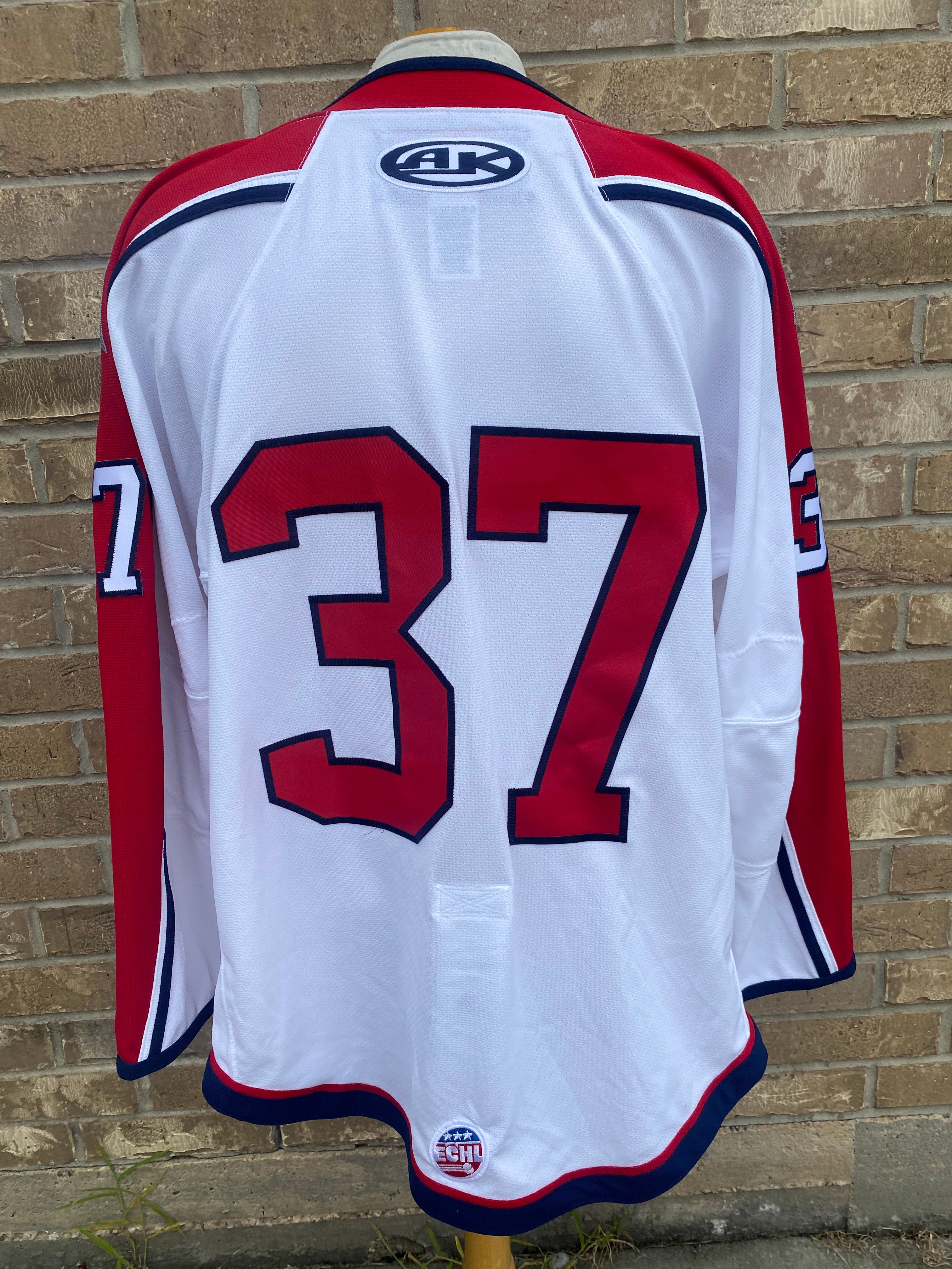 Maillot De Hockey Alleghe Porté En Match - Authentique Vintage