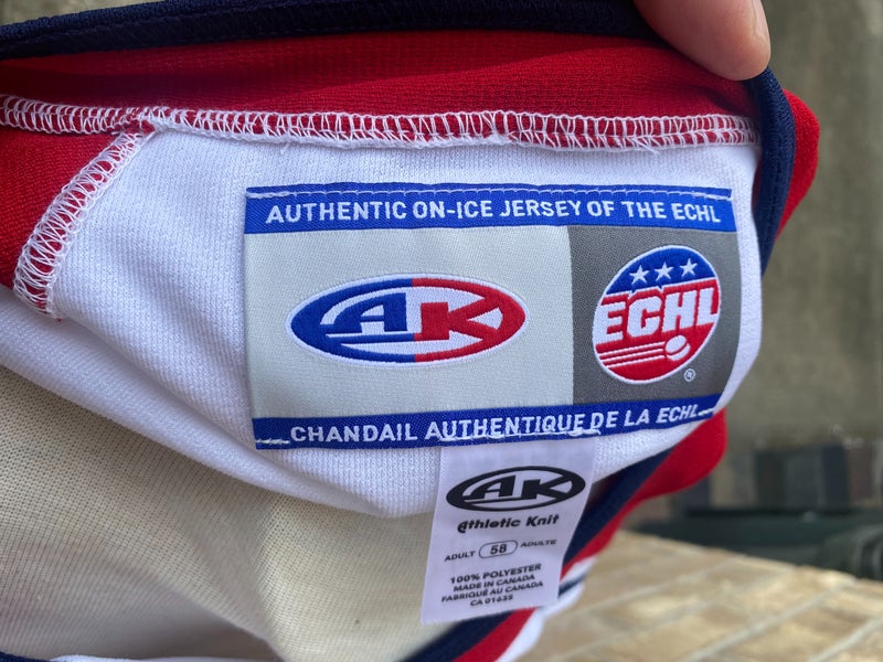 2011 All-Star Authentic Jersey - White - 58 – ECHL