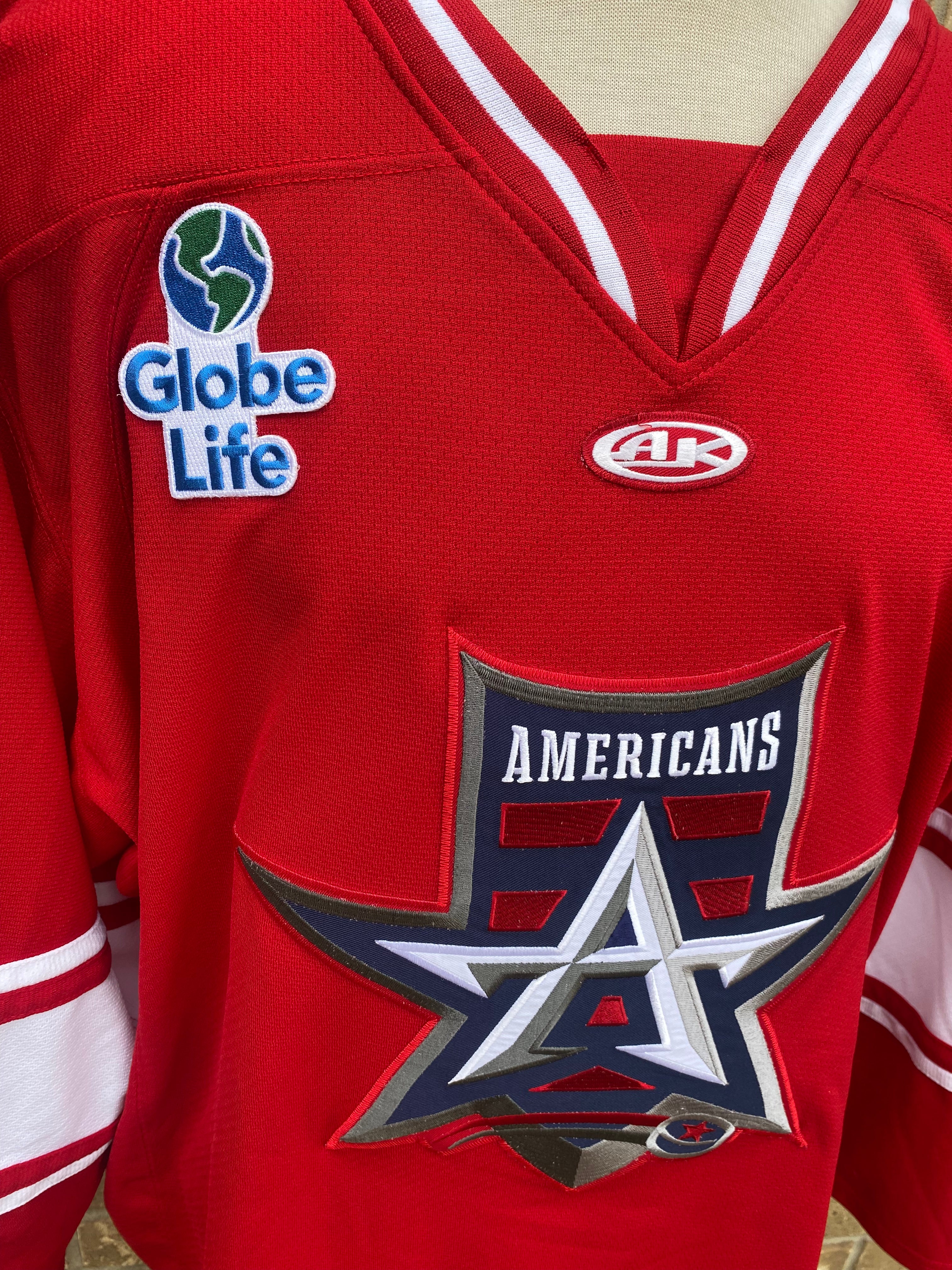 Allen Americans Hockey Player Jersey Med ECHL adult Team Signed