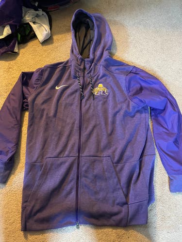 Purple Albany Mens Lacrosse Used XL Nike Sweatshirt