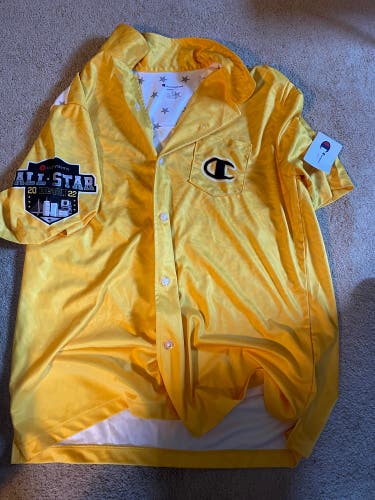 Yellow PLL ALL STAR New Large Champion Shirt