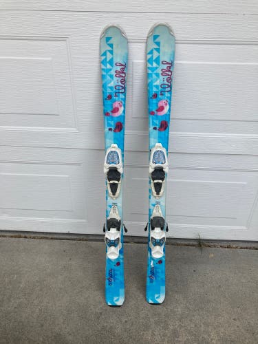 Volkl Chica 110 All Mountain Skis With Marker 4.5