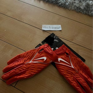 Nike Superbad 6.0 Football Gloves Padded Receiver Orange Size XL DM0053-663